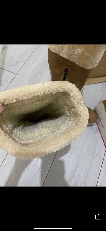 37 Beden camel Renk Uzun Çizme