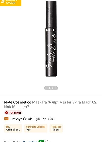 Note Sculpt Master Maskara 