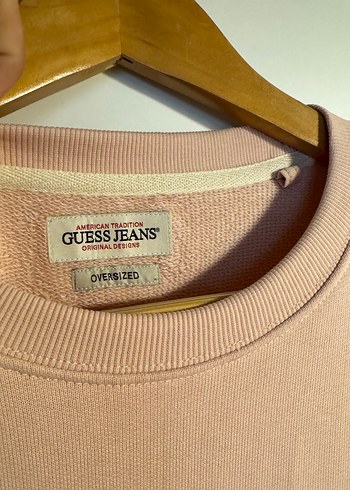Guess Jeans Pembe Kısa Kollu Tişört - Görsel 3