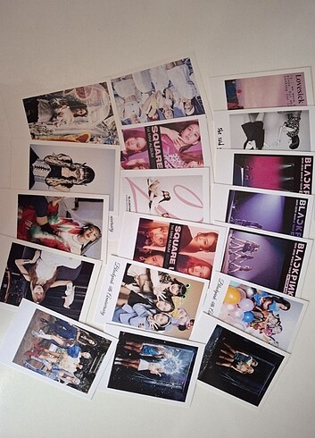 Beden Renk Blackpink polaroid kart (118 tane)