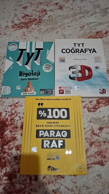 TYT biyoloji-coğrafya-paragraf test soru bankası