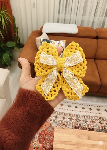 Mor Örgü Fiyonk Saç Aksesuarı - Görsel 2