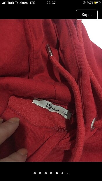 s Beden kırmızı Renk Sweat
