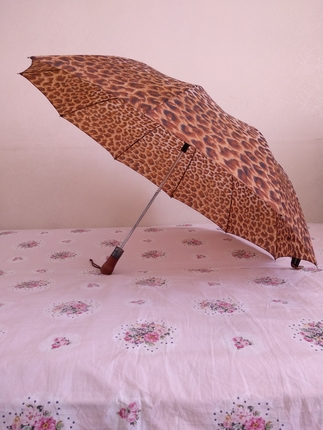 Leopar Desenli Şemsiye