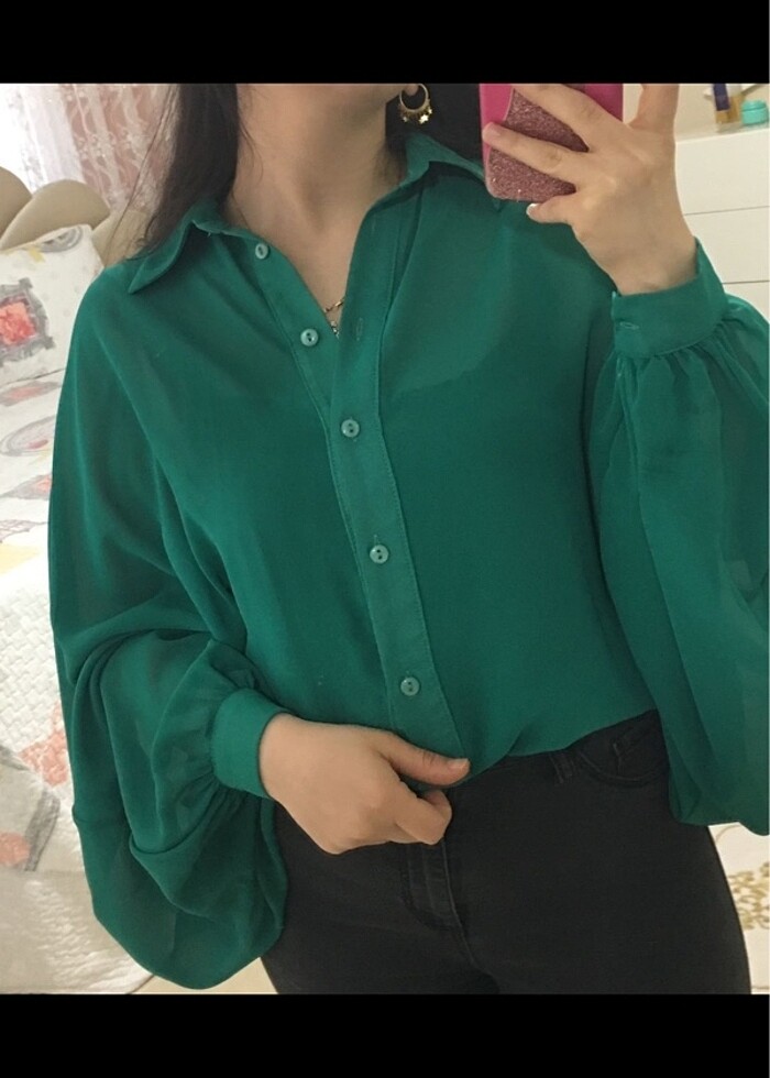 Yeşil gömlek - Görsel 2