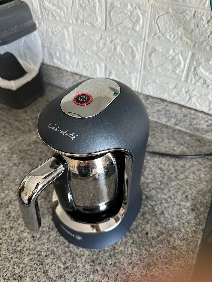 Gri Korkmaz Kahve Makinesi - Görsel 4