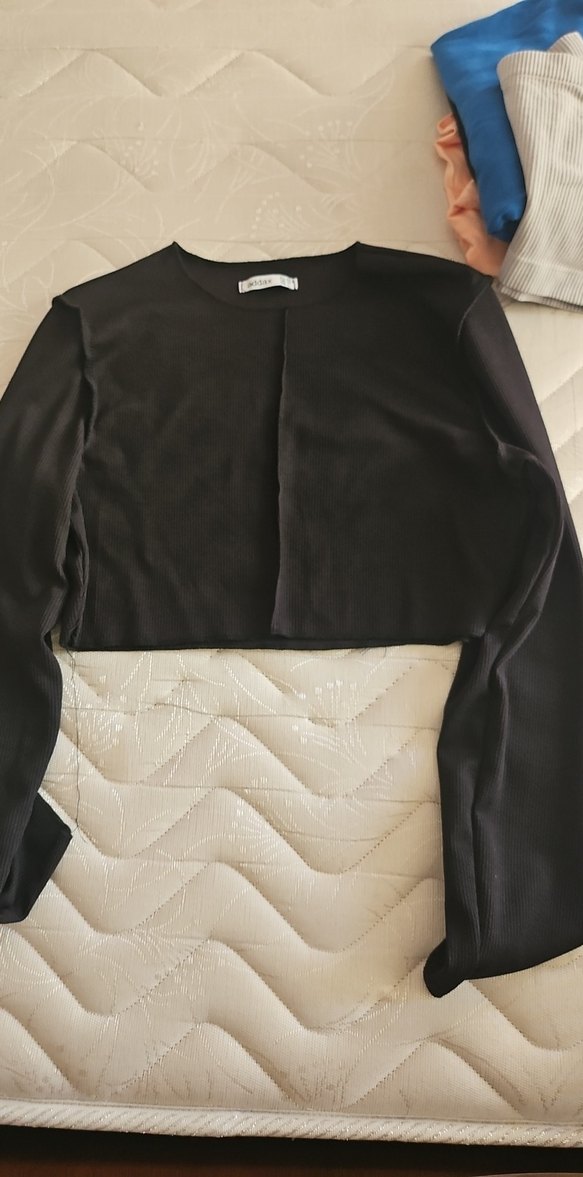 Siyah Kadın Sweatshirt - Görsel 3