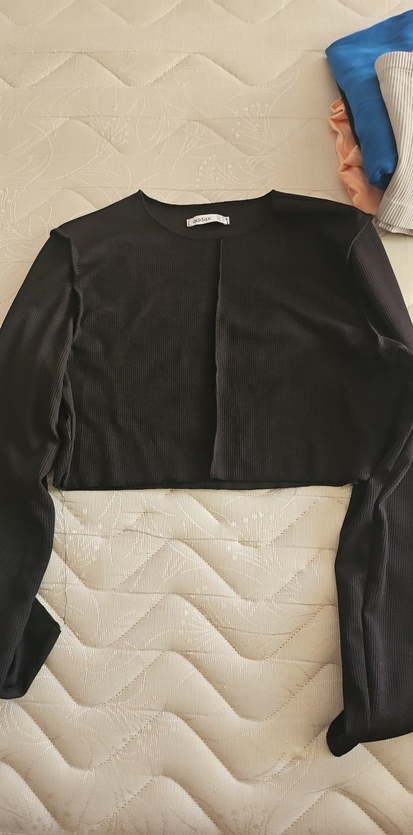 Siyah Kadın Sweatshirt - Görsel 2