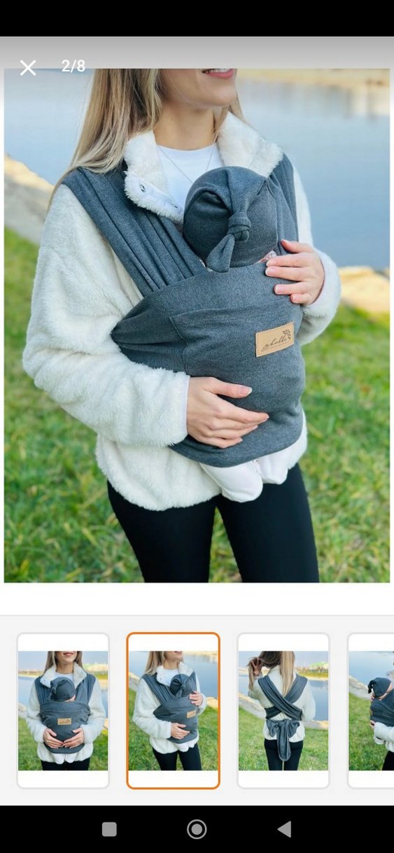 Gri Bebek Kanguru - Görsel 2