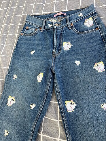 34 Beden mavi Renk Pull Bear Jean pantolon