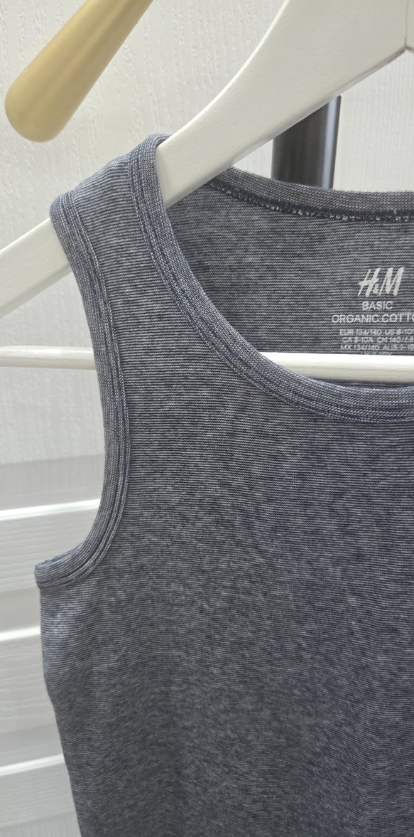 Gri Erkek Çocuk Pamuklu Kolsuz Atlet - Görsel 2