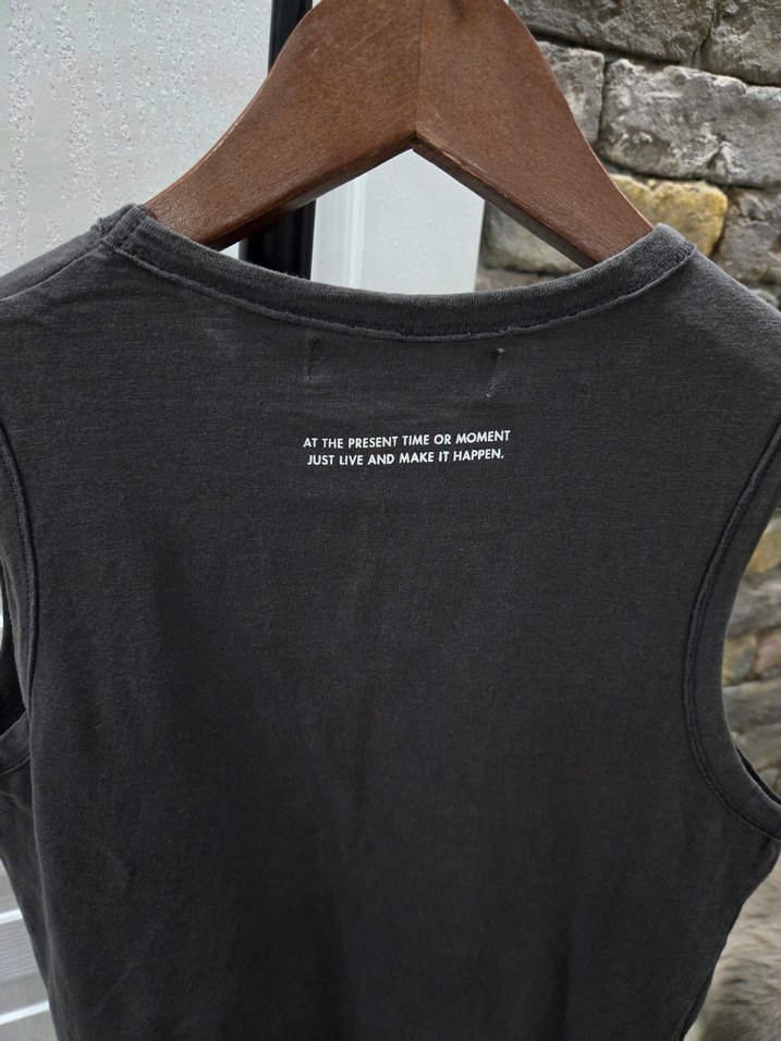 Gri Pamuklu Kolsuz Yüksek Yakalı çocuk Atlet - Görsel 3