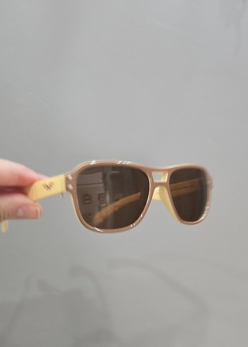 Bej Parlak çocuk Güneş Gözlüğü - Görsel 3