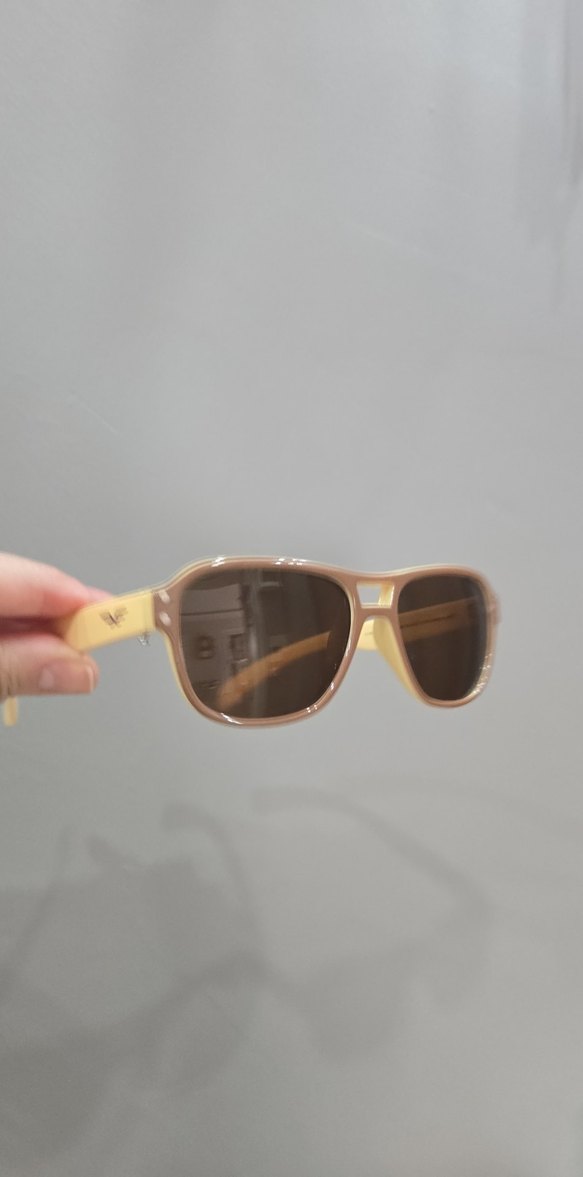 Bej Parlak çocuk Güneş Gözlüğü - Görsel 3