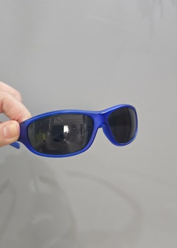çocuk Mavi Biker Güneş Gözlüğü - Görsel 3