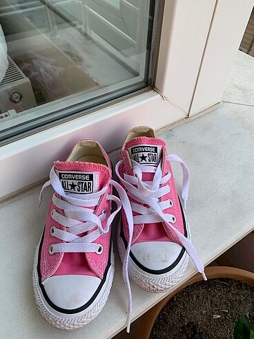 Orjinal kız çocuk pembe converse
