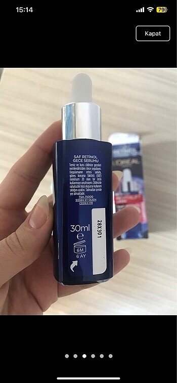 Beden RETİNOL REVİTALİFT LOREAL