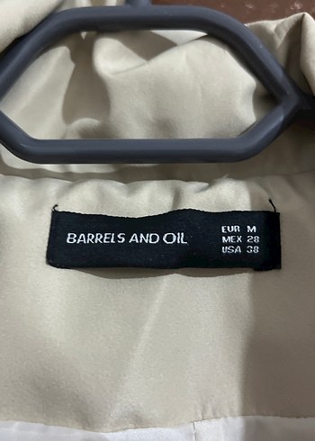 Bej Midi Kadın Trençkot Düğmeli - Görsel 3