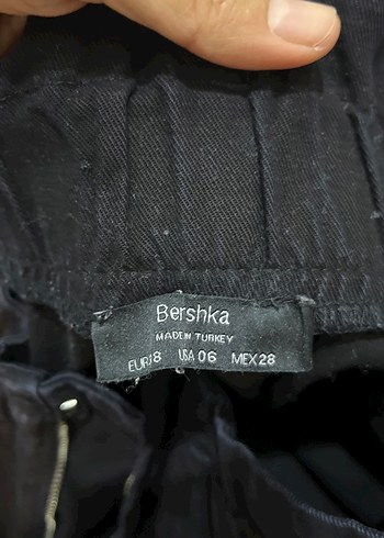 Bershka kadın siyah jean - Görsel 2