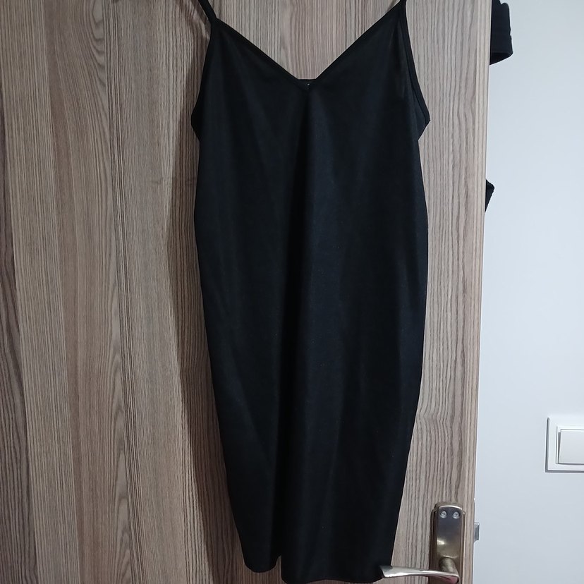 Pembe Askılı Midi Günlük Elbise - Görsel 2