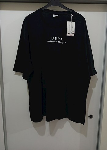 U.S. Polo Assn. Siyah Erkek Tişört