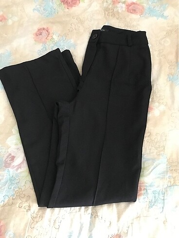 xs Beden Nervür dikişli kumaş pantolon