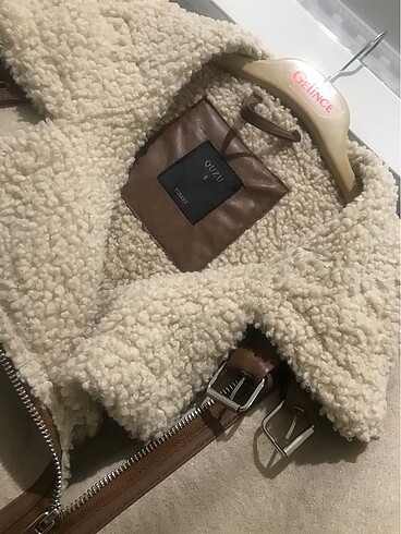 s Beden camel Renk Quzu peluşlu kaban