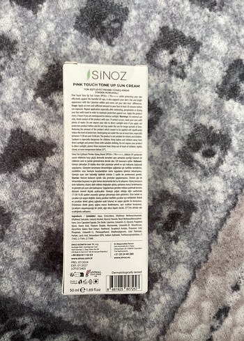 Beden Renk SiNOZ Pembe Tonlu Yüz Güneş Kremi SPF 50+