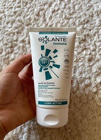 Solante güneş kremi