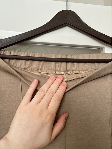 xl Beden camel Renk Oysho kumaş eşofman takımı