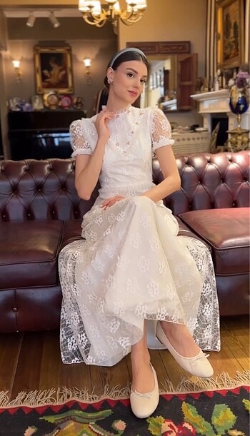 36 Beden Vintage Gelinlik&Nikah Elbisesi
