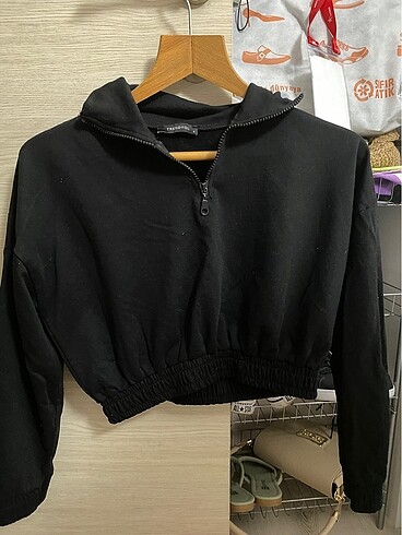 trendyolmilla crop sweatshirt