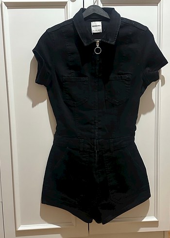 Bershka denim kısa tulum - Görsel 2