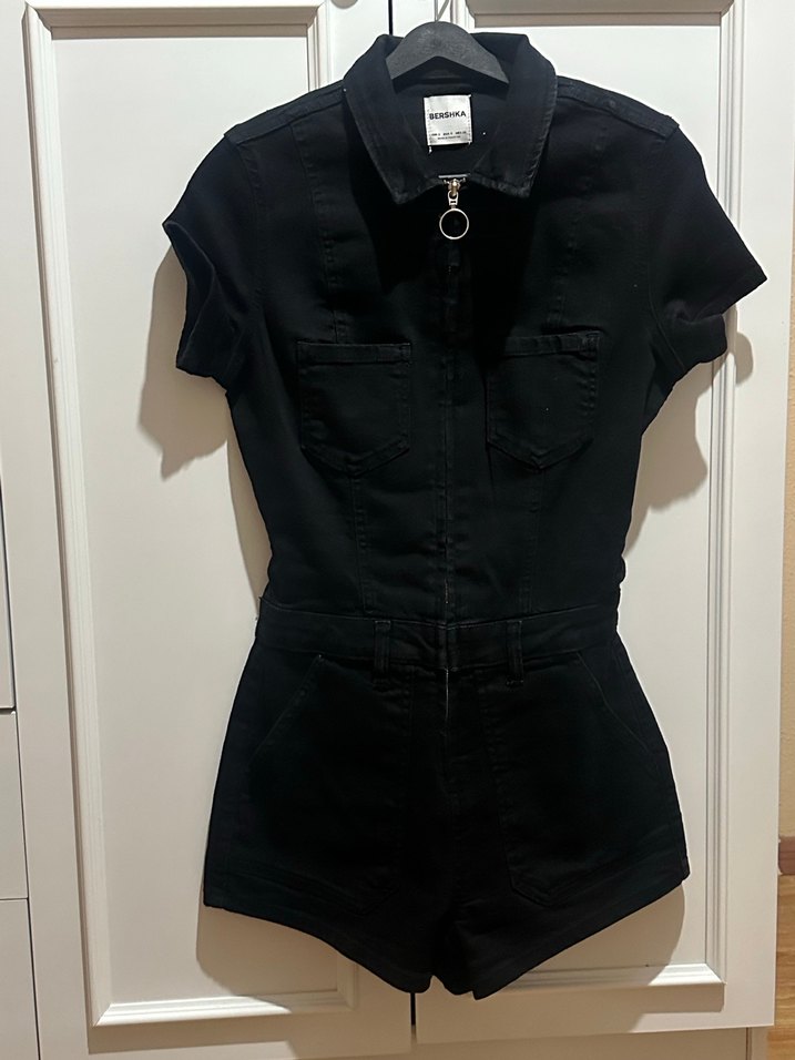 Bershka denim kısa tulum - Görsel 2