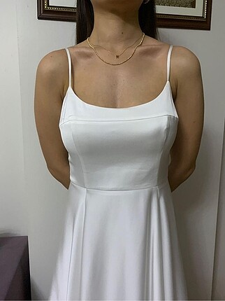 36 Beden beyaz Renk Asos Bridal