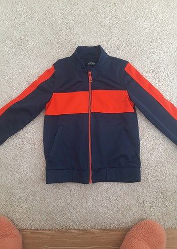 LCW Kids Mavi Turuncu Erkek Çocuk Eşofman Takımı - Görsel 4