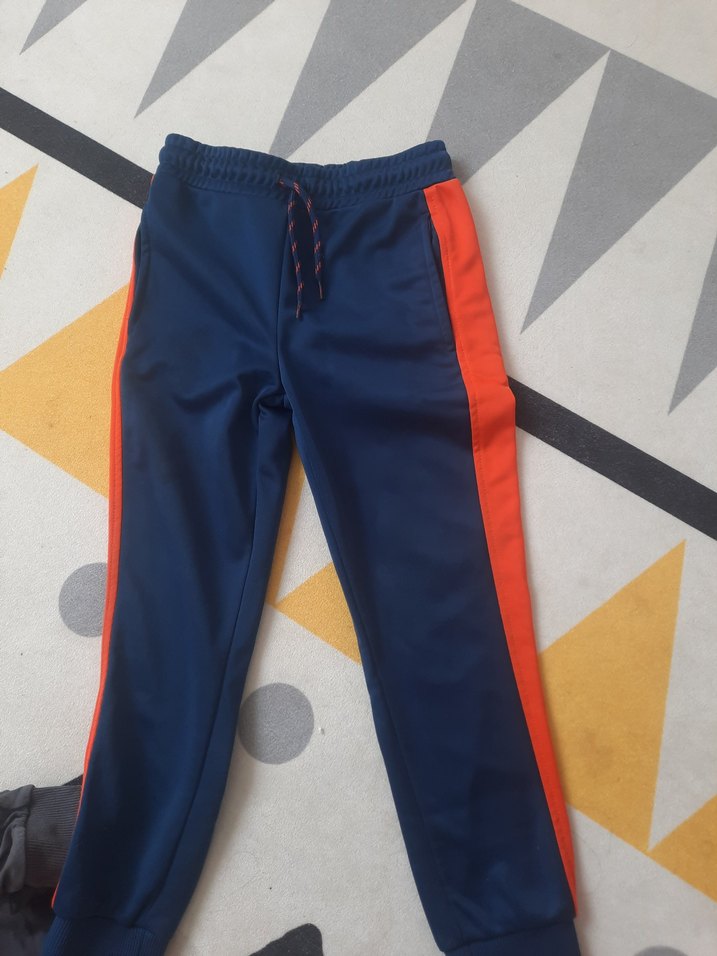 LCW Kids Mavi Turuncu Erkek Çocuk Eşofman Takımı - Görsel 5