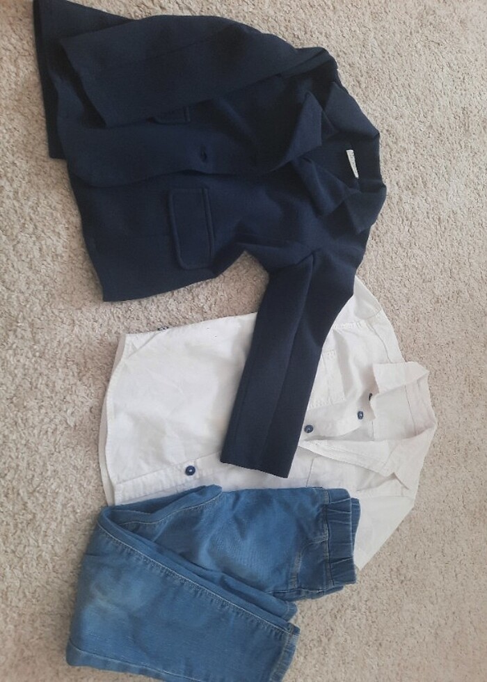 Ceket gomlek pantolon 3lu takim  - Görsel 3