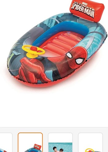 Renkli Spiderman Şişme Çocuk Botu