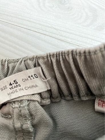5 Yaş Beden Zara erkek kot pantolon