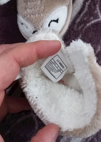 Kızlar için Kahverengi Kürklü Sıcak Ev Terliği - Görsel 3