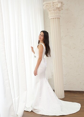 Balık Model Gelinlik (Özel Dikim ) - Görsel 2