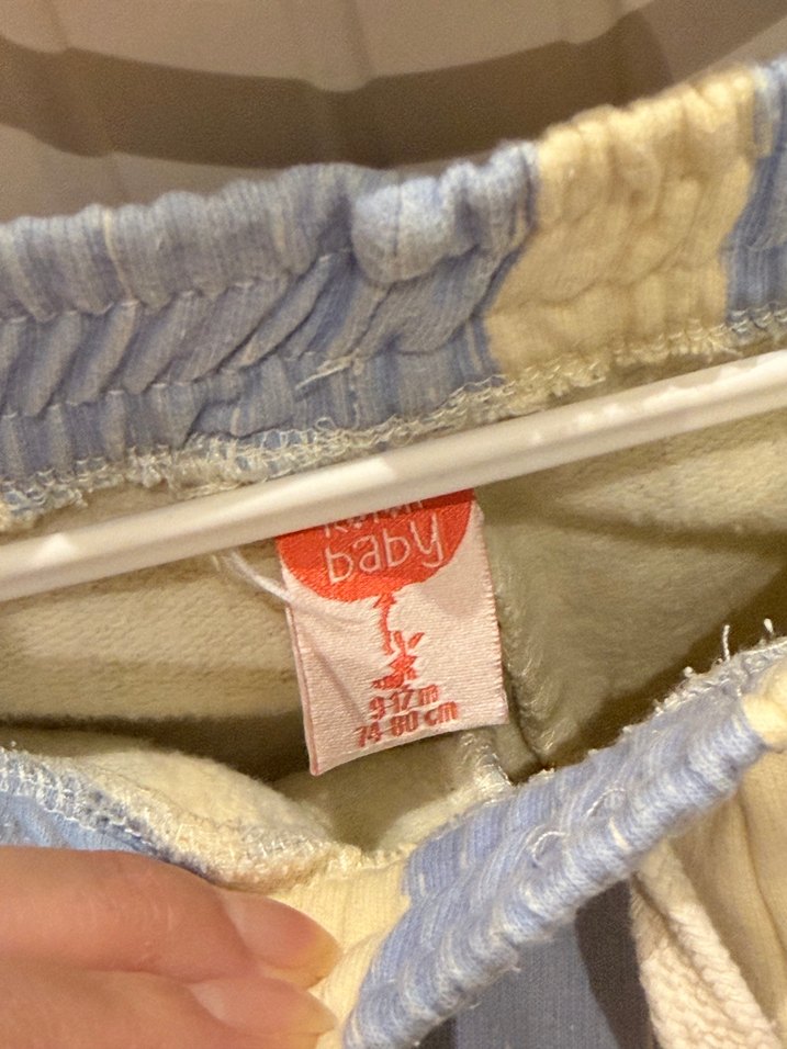 Koton bebek Mavi Çizgili Pantolon - Görsel 3