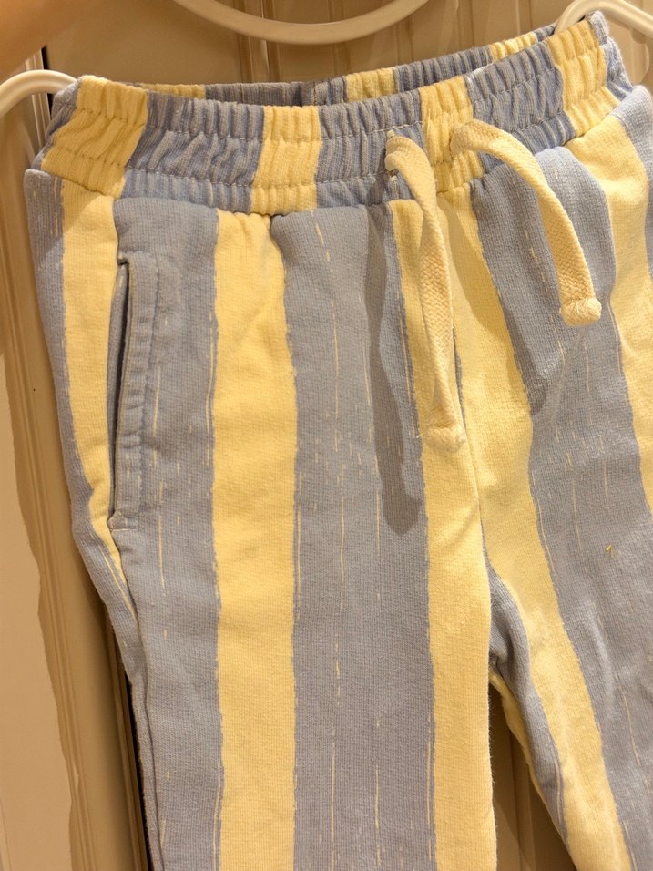 Koton bebek Mavi Çizgili Pantolon - Görsel 4