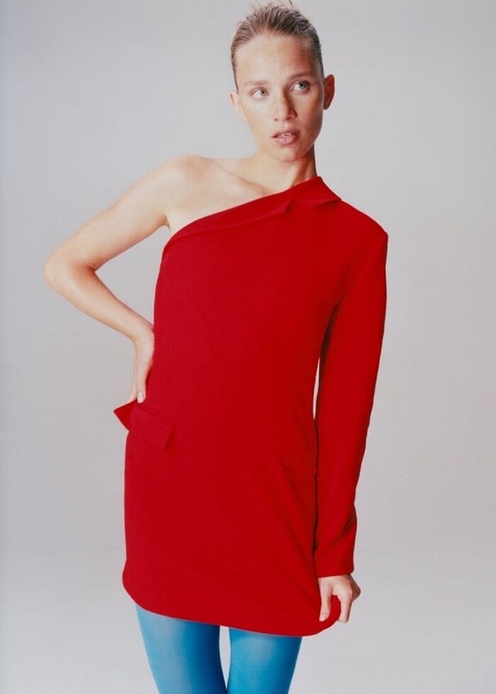 ZARA BLAZER ELBISE - Görsel 2