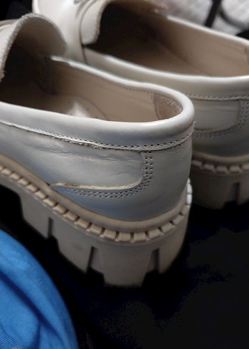 32 Beden beyaz Renk Trend Milano Beyaz Platformlu kız çocuk Loafer