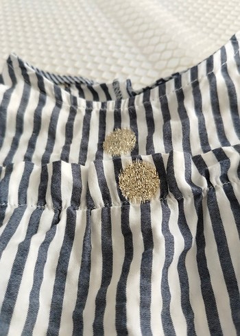 Nakışlı Fırfırlı Kız Çocuk Bluz - Görsel 6