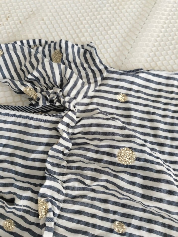 Nakışlı Fırfırlı Kız Çocuk Bluz - Görsel 5