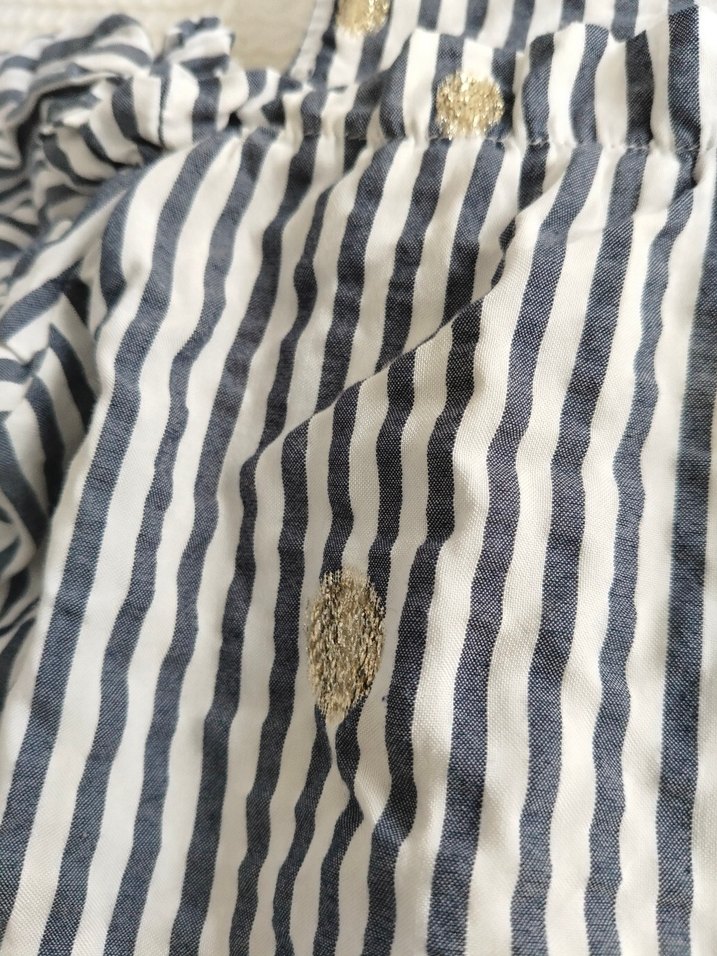 Nakışlı Fırfırlı Kız Çocuk Bluz - Görsel 2