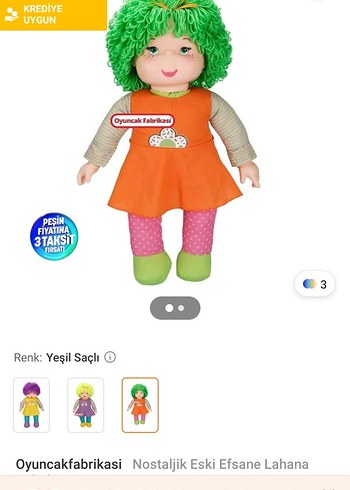 Renkli Saçlı Çok Renkli Bebek
Markası ABC - Görsel 4